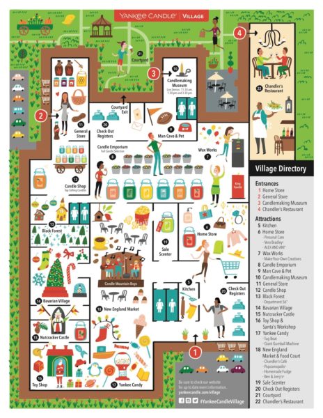 Yankee Candle Map