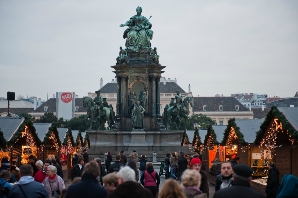 Queen Maria Theresia Monument. Vienna, Austria, Western Europe.